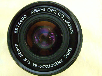 今回のカメラ修理「SMC PENTAX-M 35/2」修理手順１