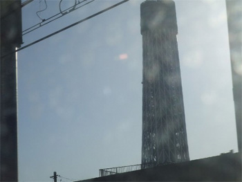建設中の東京スカイタワー