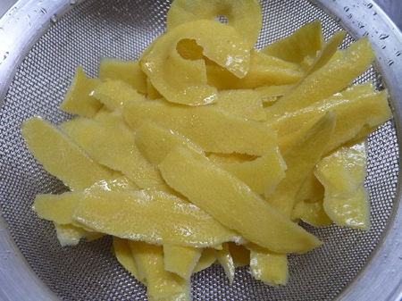 リモンチェッロ作り（原因は果汁）