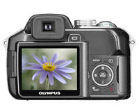 製品写真：CAMEDIA SP-550UZ 2.5型液晶画面