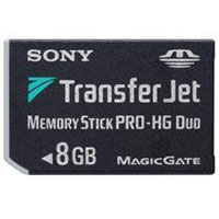 製品写真：TransferJet搭載メモリースティック（8GB） MS-JX8G