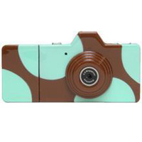 製品写真：STYLE’FLAP Swimming Fly Sominin USB・TOYデジタルカメラ SF-CAM-007 チョコミント