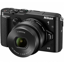 製品写真：ニコン Nikon 1 V3 標準パワーズームレンズキット ブラック