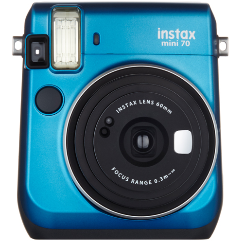 製品写真：富士フイルム インスタントカメラ instax mini 70 「チェキ」 ブルー