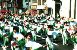 秋田県大館市・大文字まつり