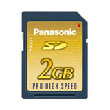 最も普及しているタイプSDメモリーカード