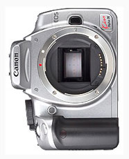 EOSkissデジタルNを横に1