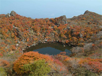 写真：くじゅう連山の大船山 風景
