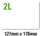 2L (127mm×178mm) サイズイメージ