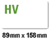HV (89mm×158mm) サイズイメージ