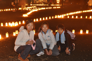 (3)子供たちをしゃがませて撮影