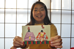 (2)工作を前に出せば大きく写る