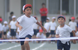 作例4ゴール手前で1番のように撮る