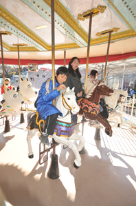 作例２ストロボで日中シンクロ