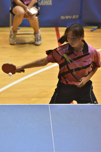 作例２打つ瞬間