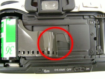 フィルムリダー部