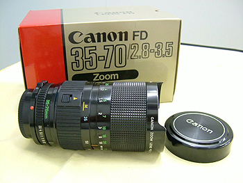 キャノン　レンズ　FD　35-70/2.8-3.5