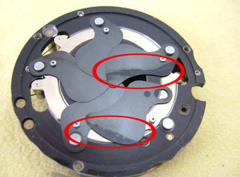 シャッター羽根