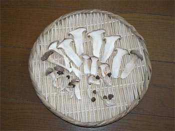 シメジのスライス