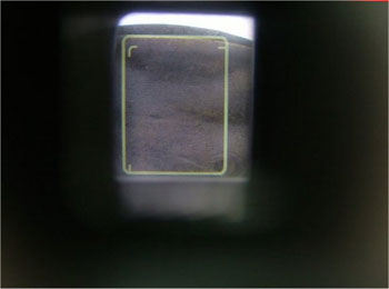 清掃した視野枠板