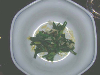 行者ニンニクの和え物