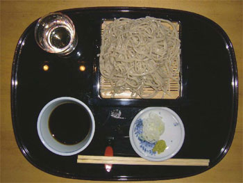 白胡麻切りの蕎麦