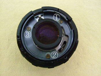 ヘリコイドと鏡筒を分離