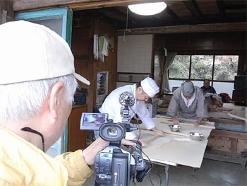 ハイカーの撮影