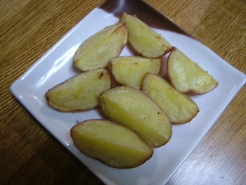 フライパンで焼いたアンデスレッド