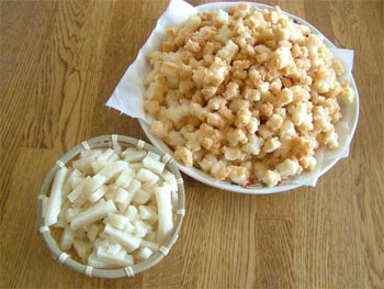 お手製揚げおかき