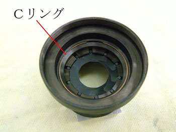 修理手順８：ゴムアダプターを径に合わせる