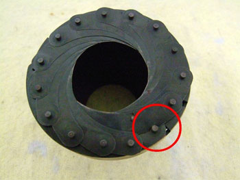 並び方が不自然な絞り羽根