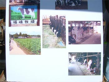 福嶋牧場の看板