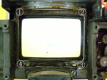 焦点板枠を外す