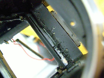 焦点板回りの加水分解したモルト