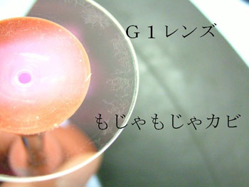 カビを拭き取りアルコールで清掃