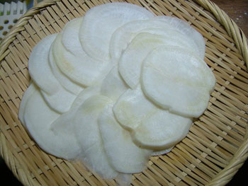 聖護院蕪で千枚漬けを作る