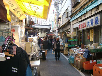 築地の場外市場