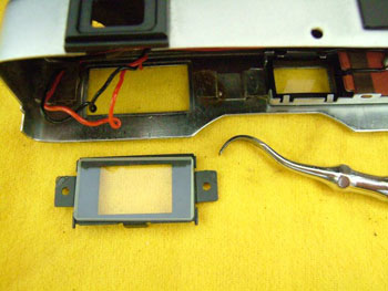 ファインダー硝子の汚れ