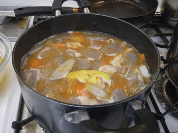 お裾分けした里芋の味噌仕立て