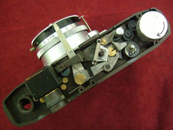 上カバーを外したところ