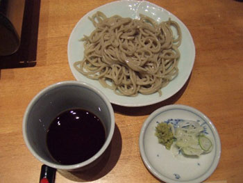 蕎麦の食べ比べ