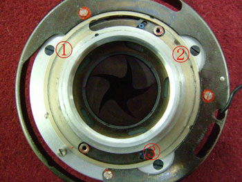 シャッターを前後に分離