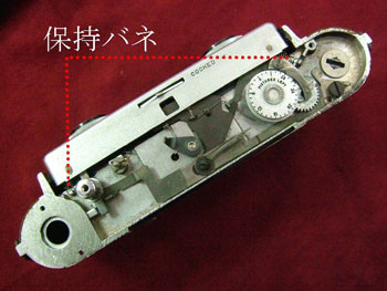 シャッター部の特殊な外し方