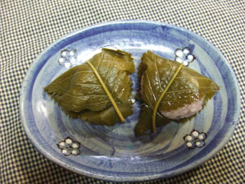 鶴家吉信の桜餅