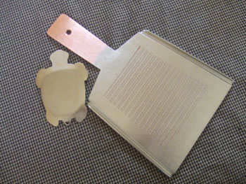 裏側の薬味用の目立て