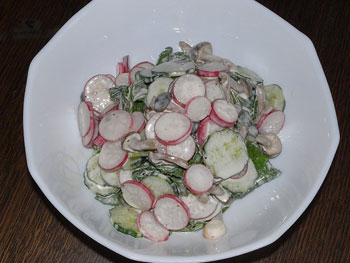 ラディッシュのサラダ