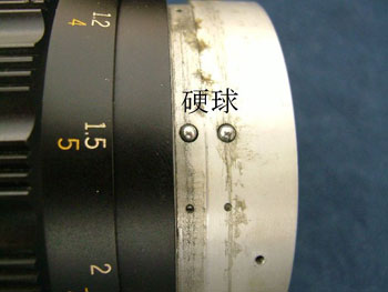 シャッターダイアル環・絞り値環を外す