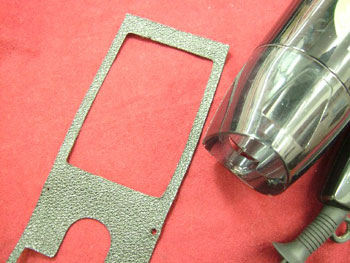 擬皮の洗い張り