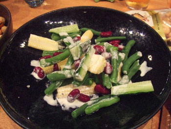 ヤングコーンとインゲンのサラダ